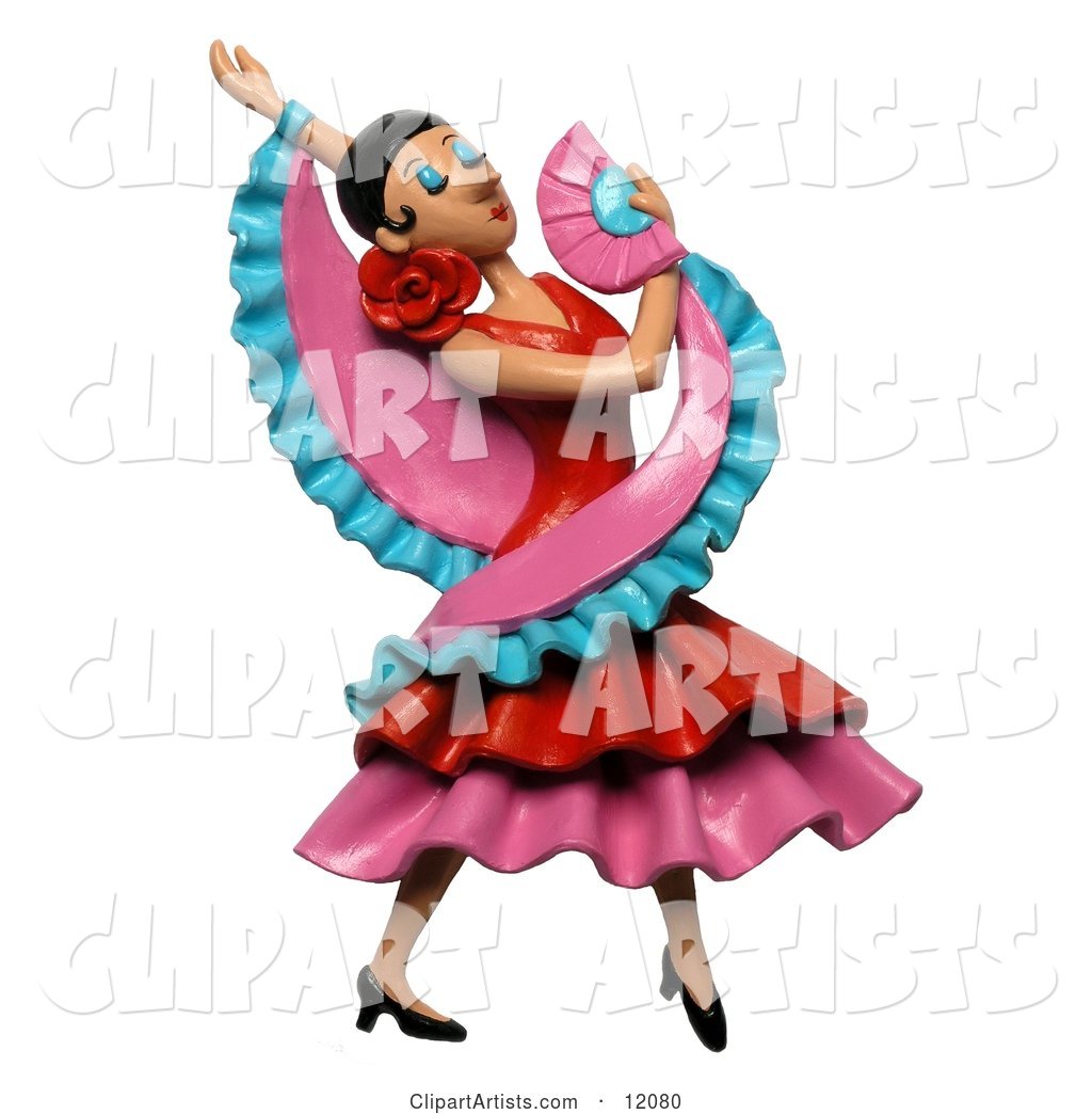 Gorgeous Female Flamenco Dancer
