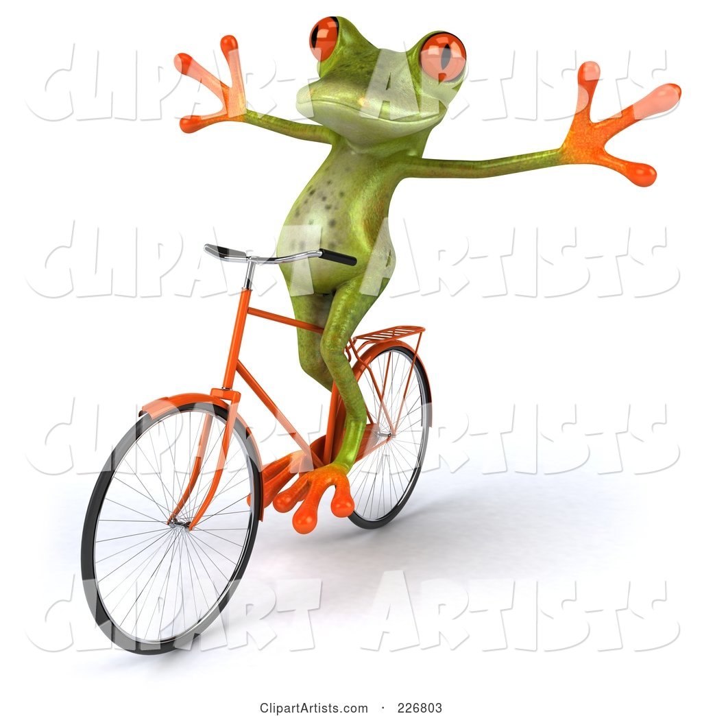 Springer Frog Riding a Bicycle - 4