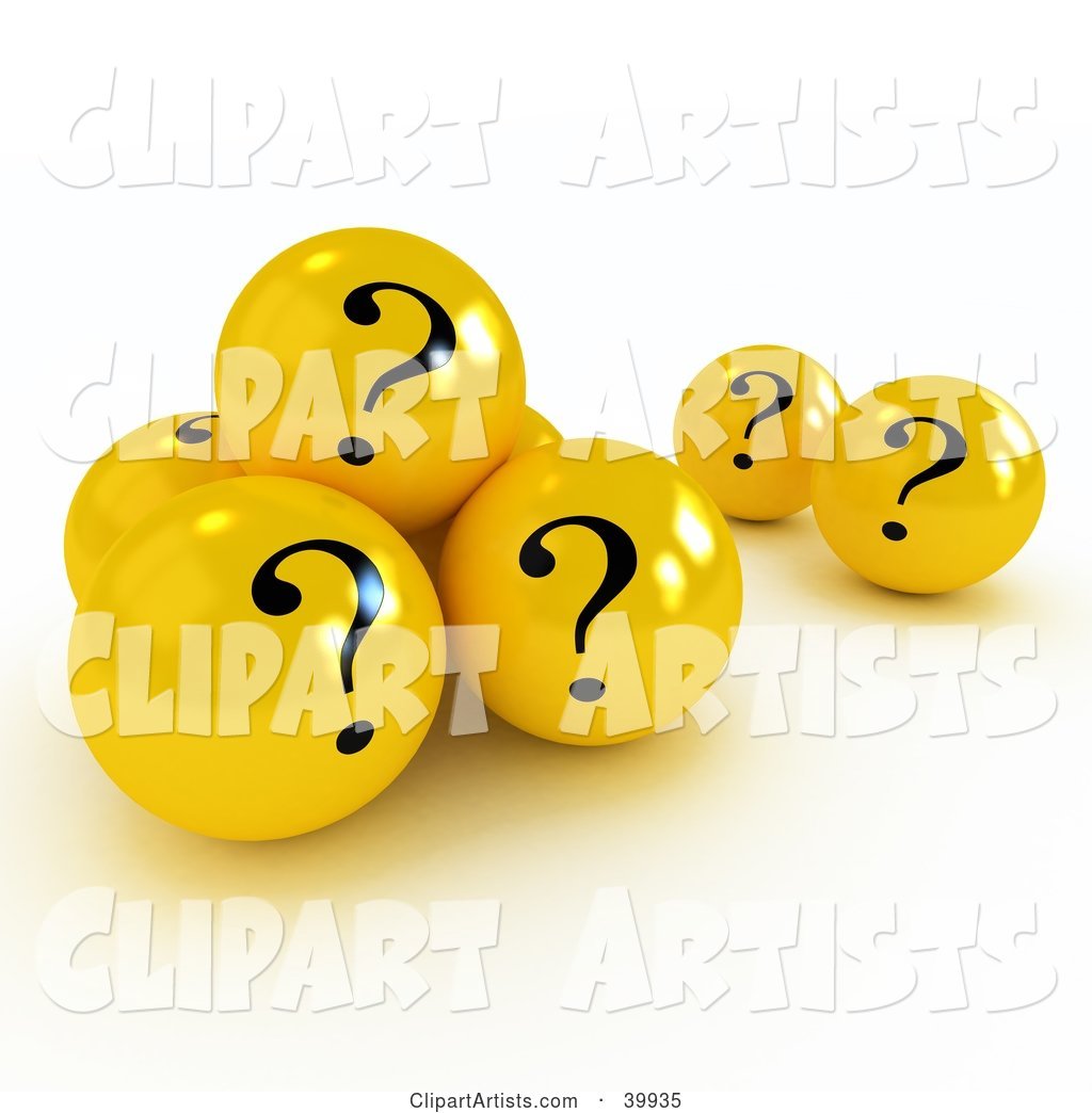 Yellow Question Mark Balls