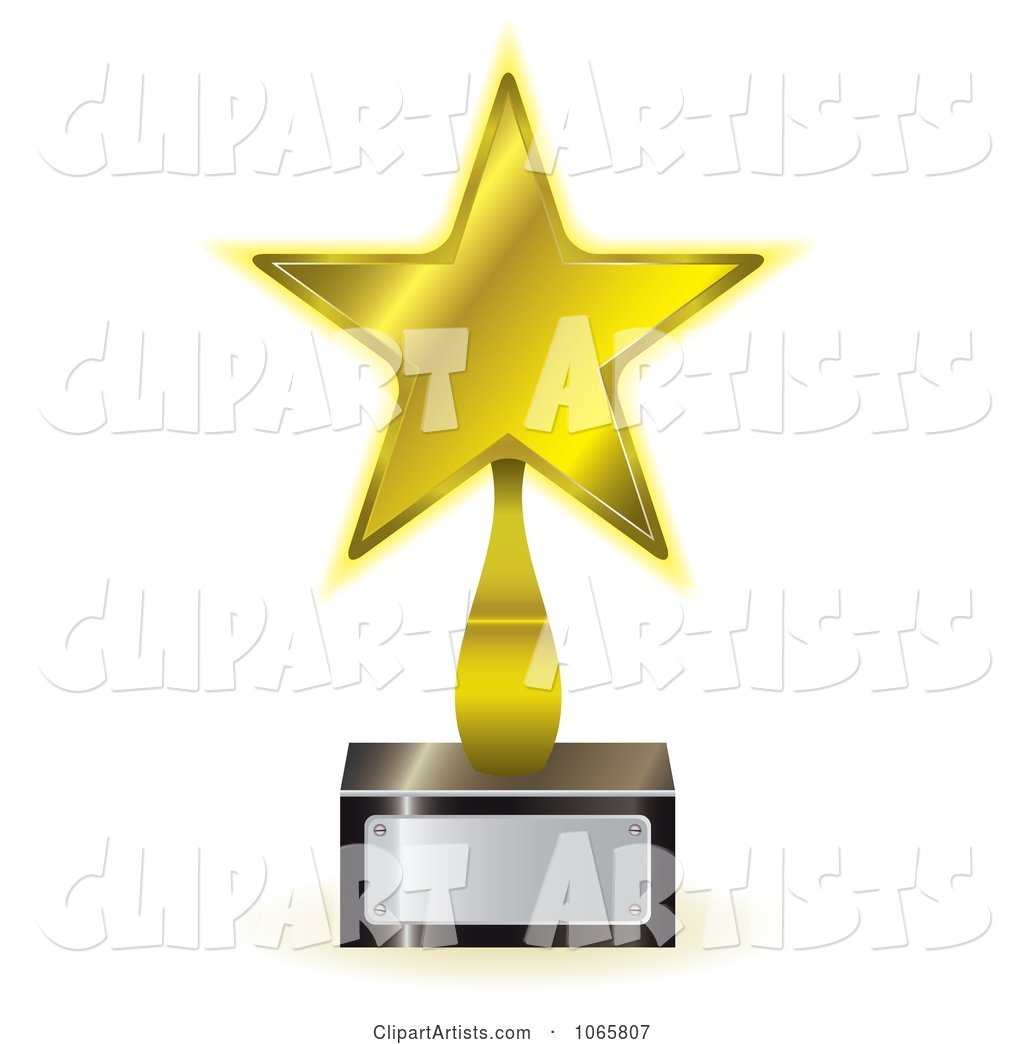 Golden Star Trophy Award