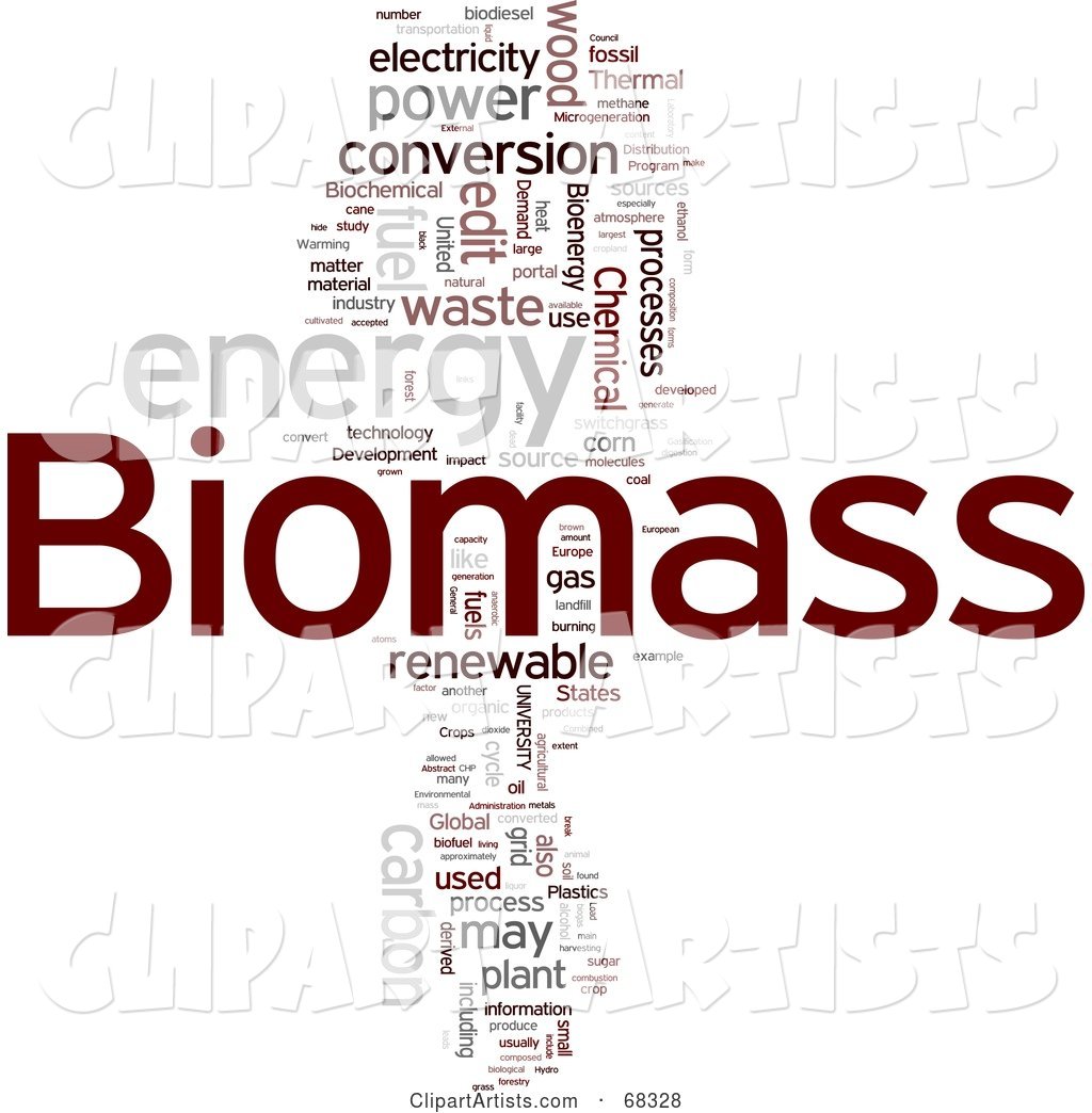 Biomass Word Collage - Version 1