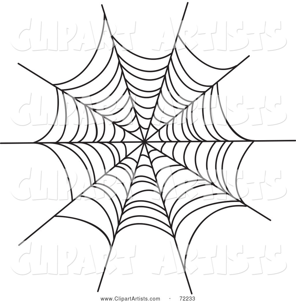 Black Creepy Spider Web