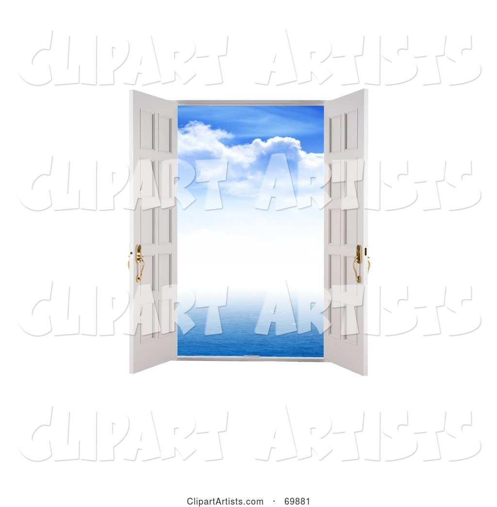 Blue Sky Through Open Doors