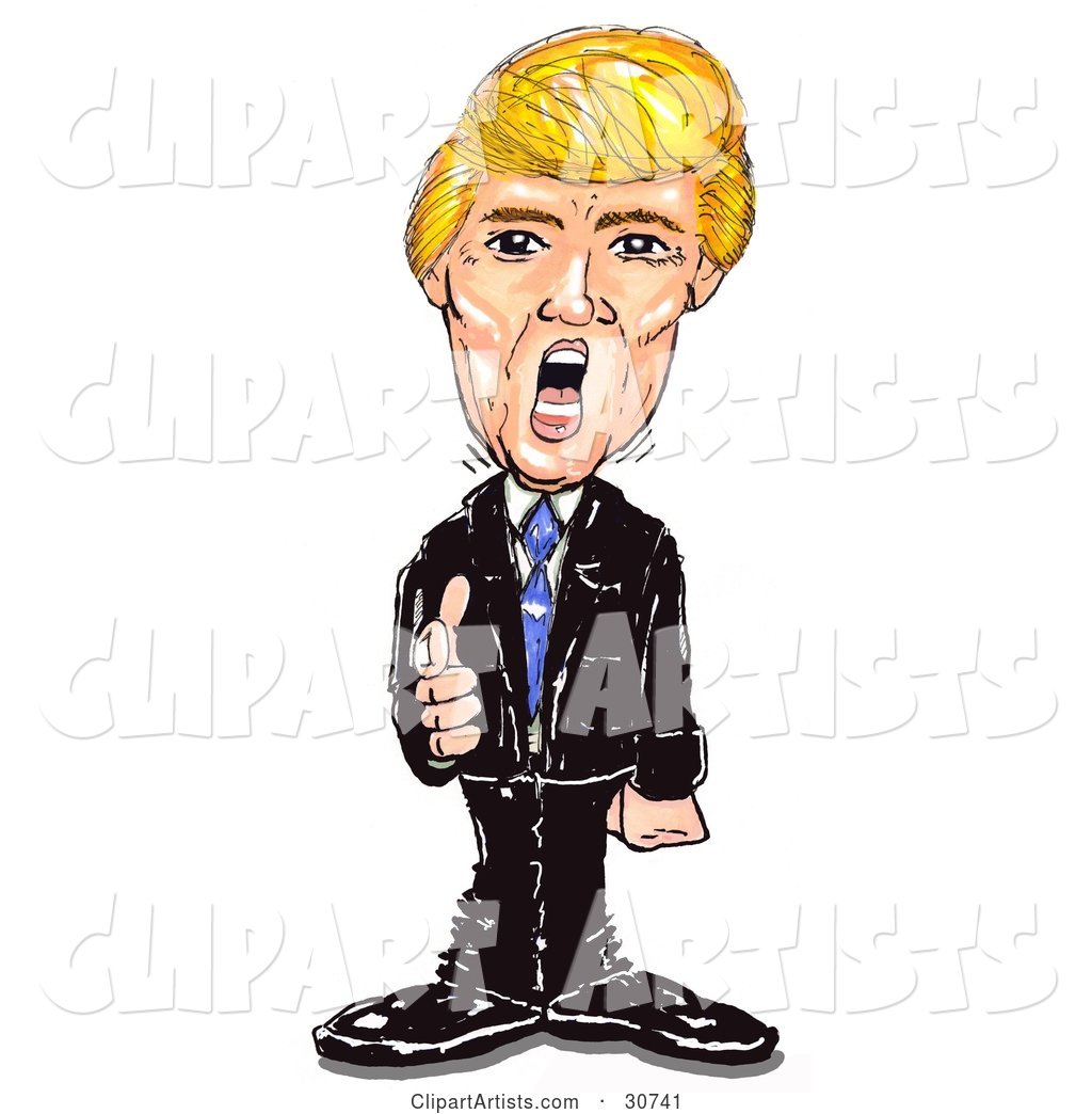 Donald Trump Standing and Pointing, Yelling and Firing People