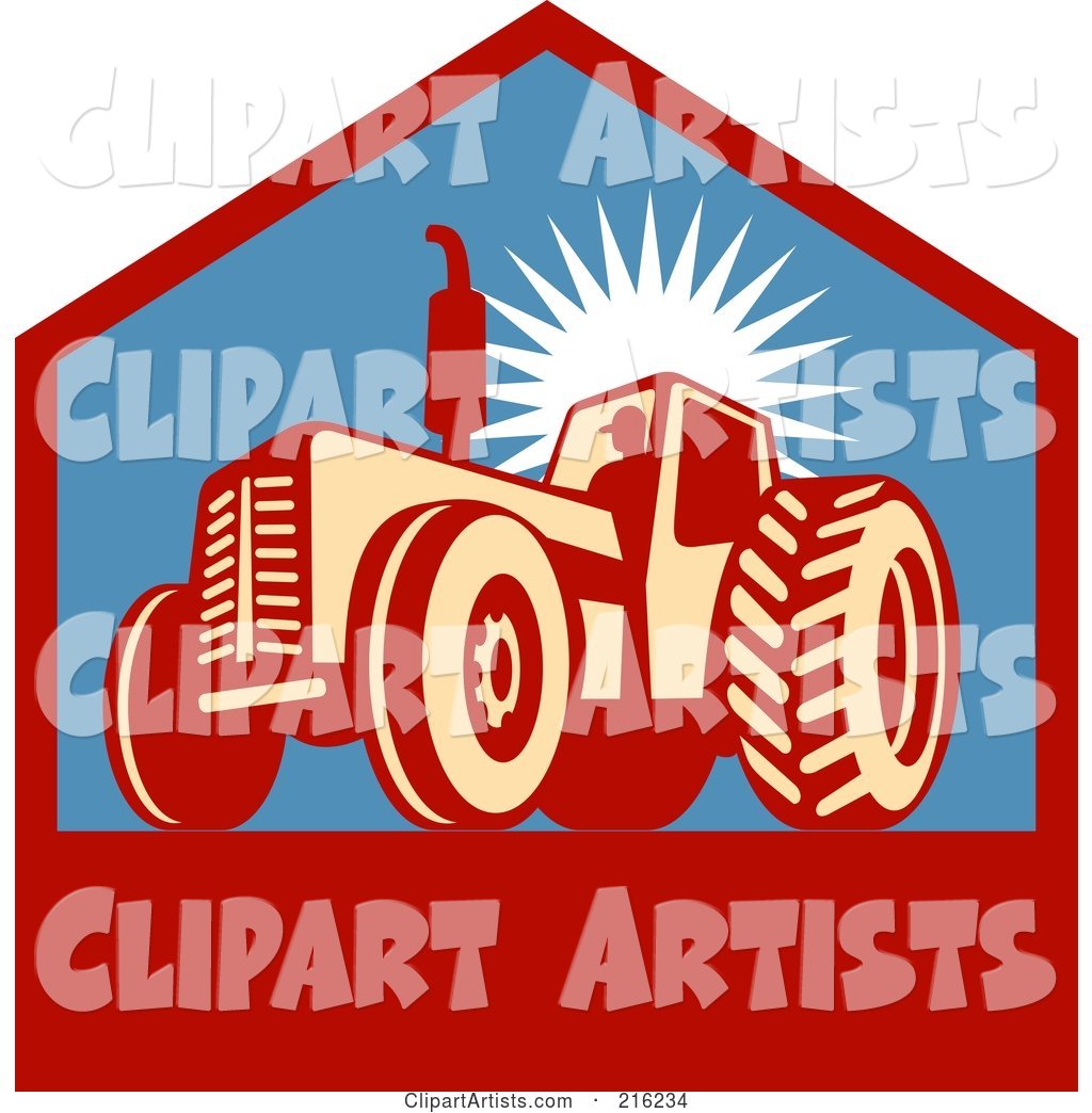 Retro Tractor Logo