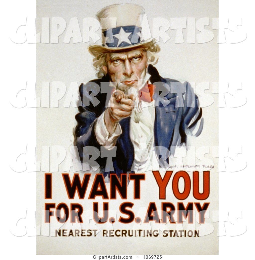 Uncle Sam - I Want You for US Army