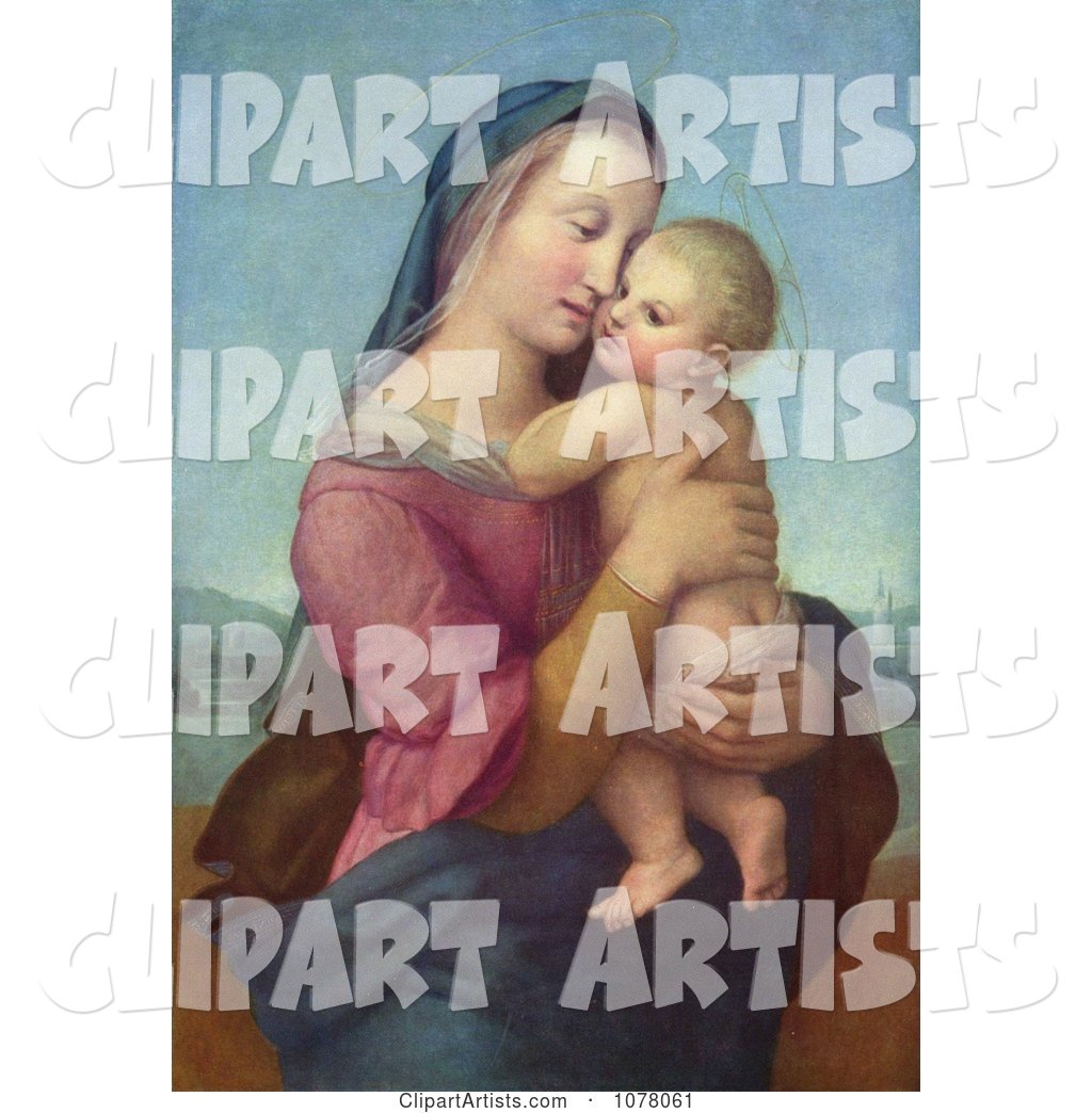 Woman Holding a Baby, Tempi Madonna by Raphael
