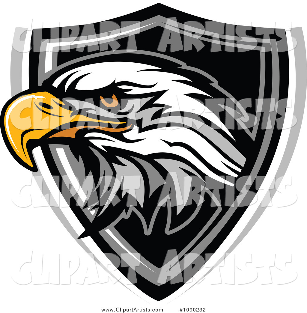 Bald Eagle Mascot Badge