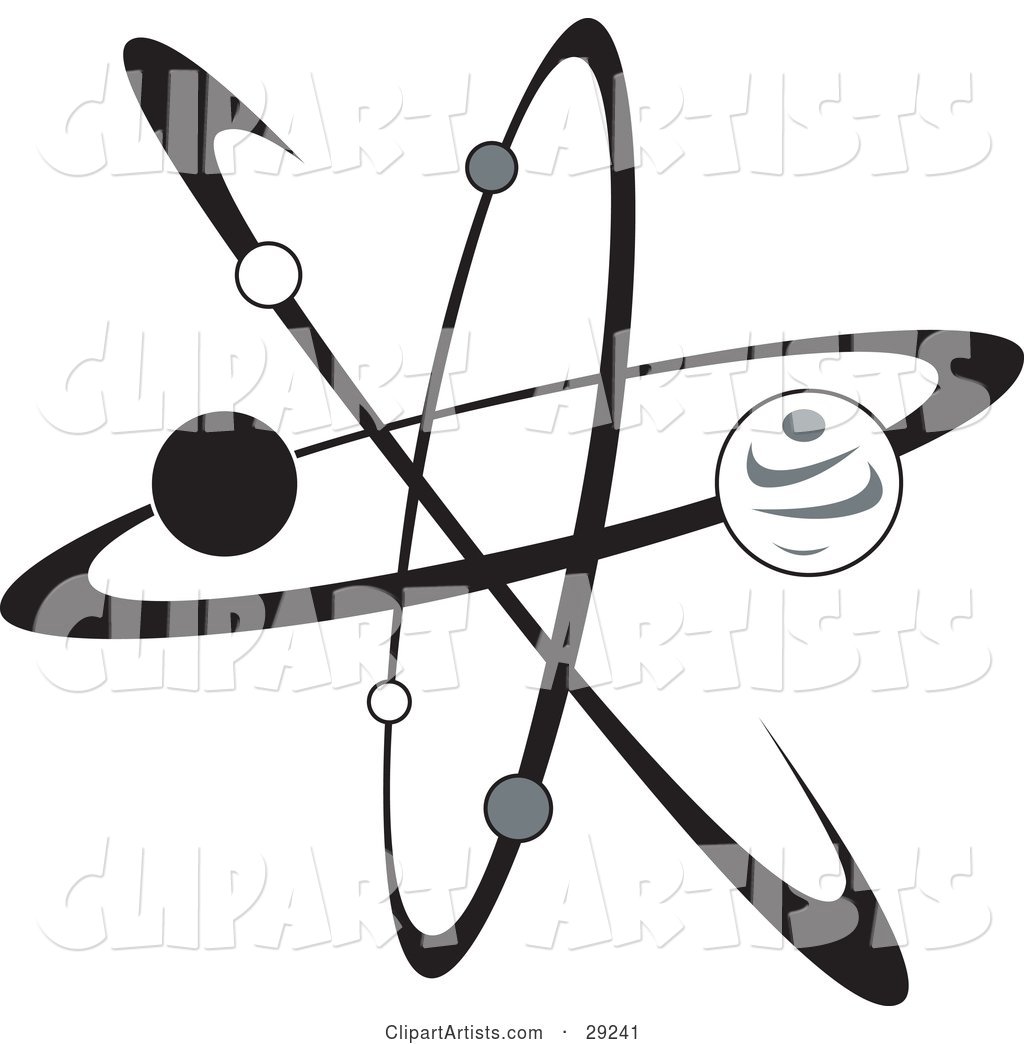 Black Atom with Protons and Neurons Circling