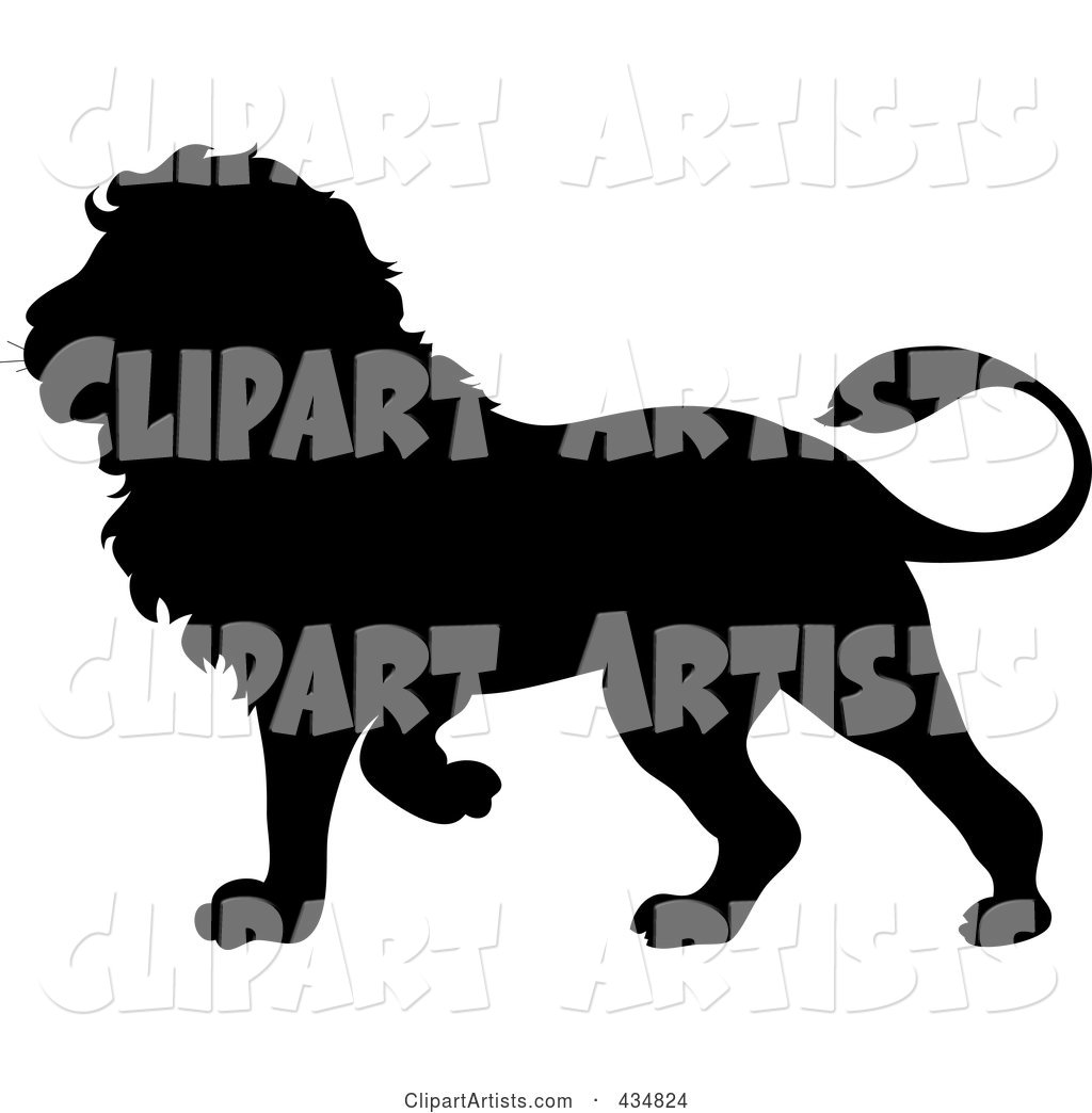 Black Lion Silhouette