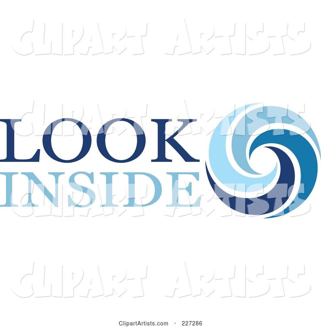 Blue Look Inside Logo