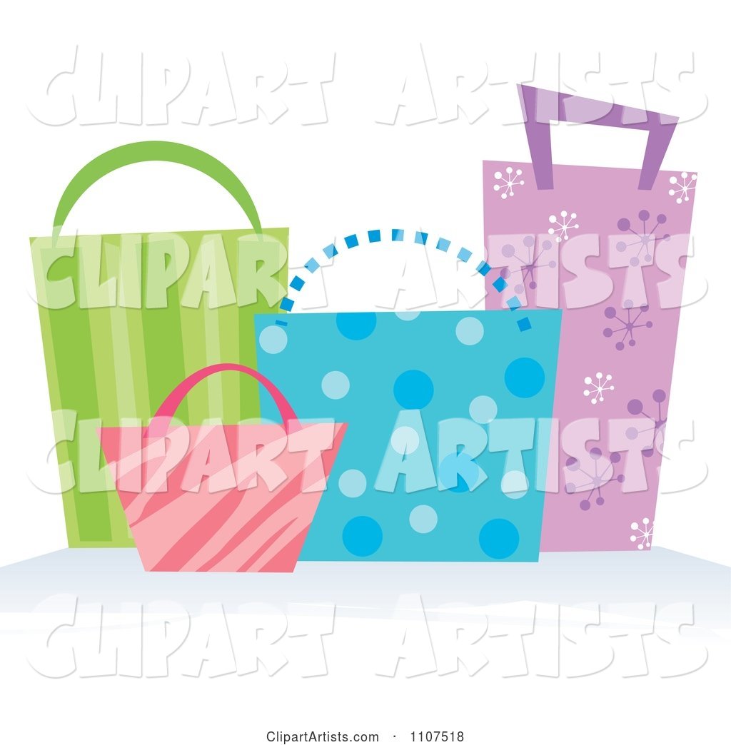Colorful Shopping or Gift Bags
