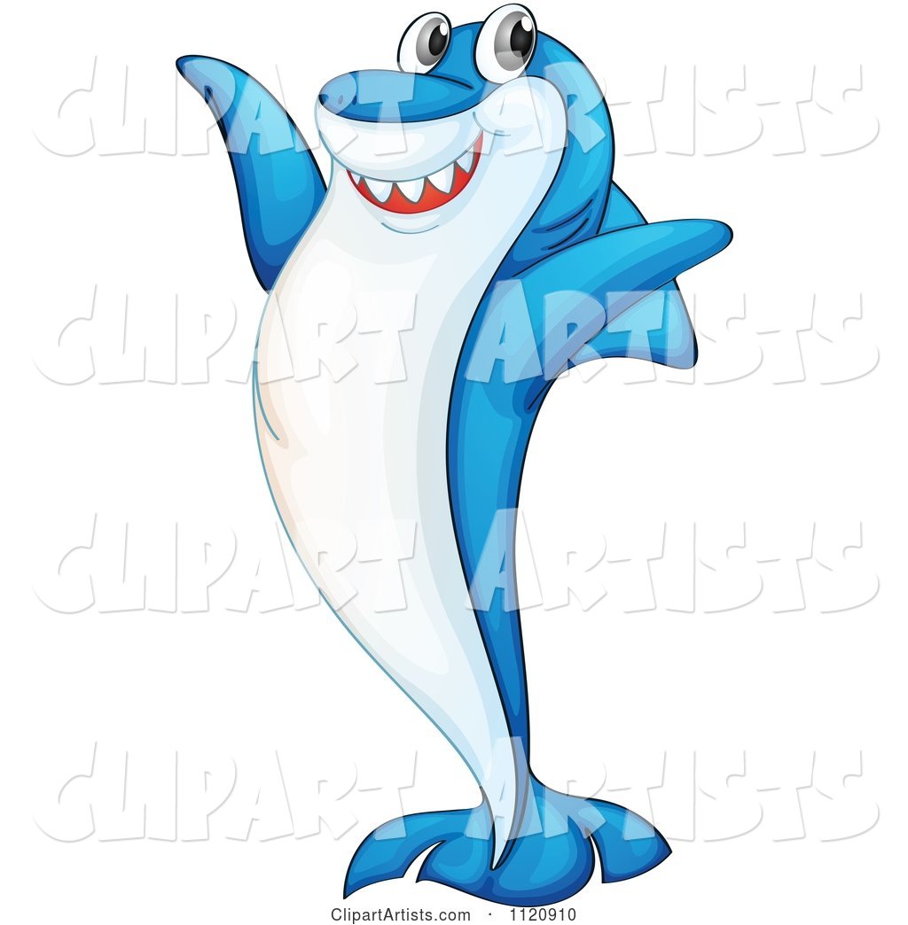 Cute Blue Shark 2