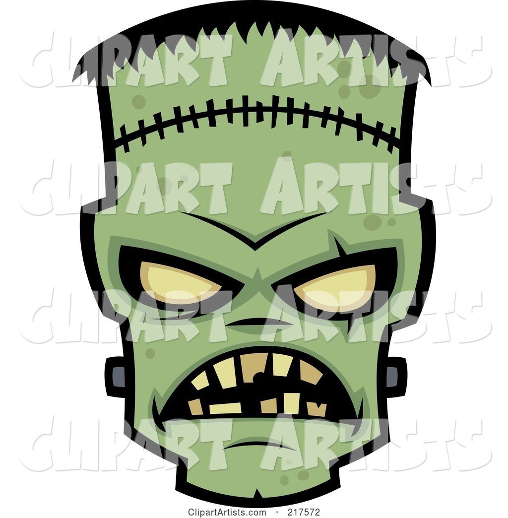 Evil Frankenstein Face