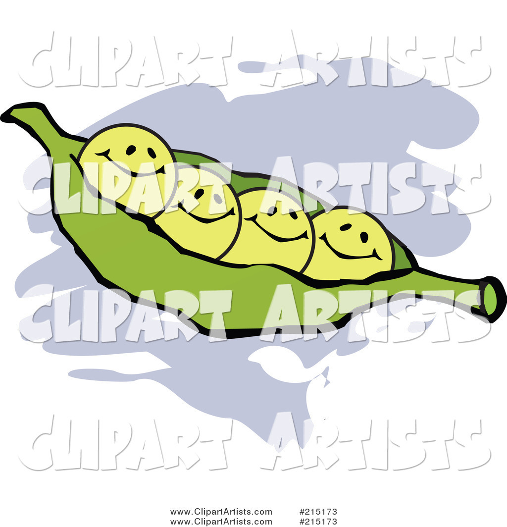 Four Happy Peas in a Pod