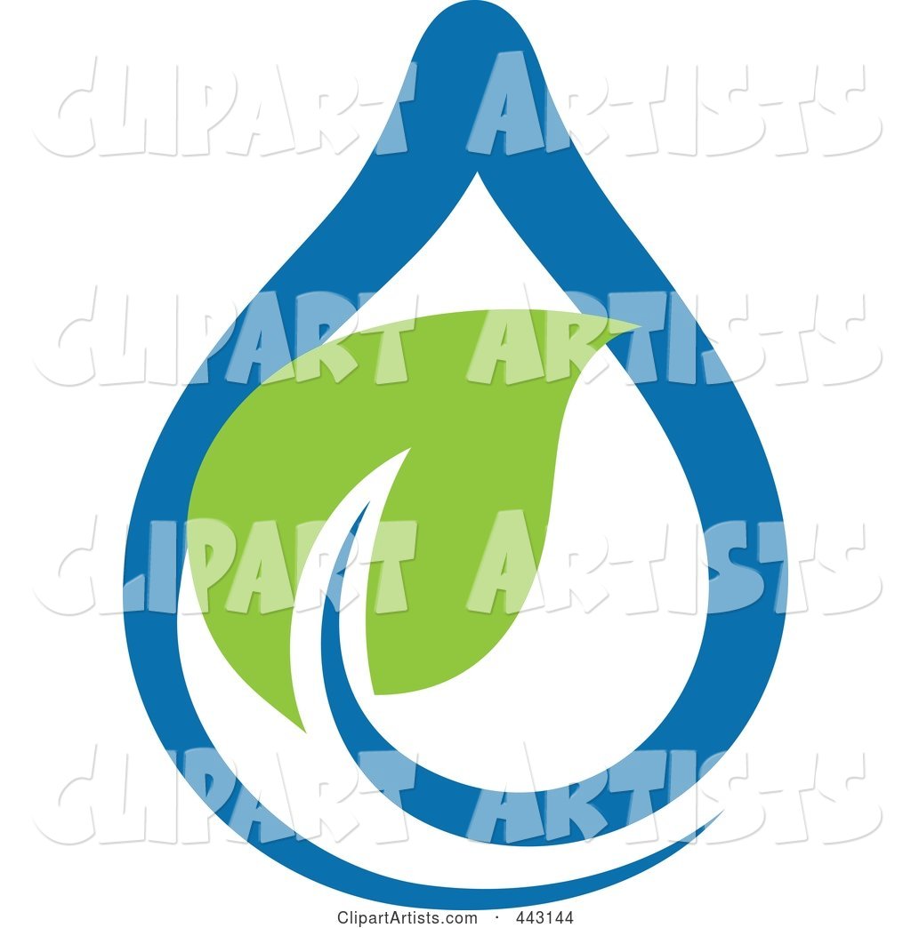 Green and Blue Ecology Logo Icon - 2