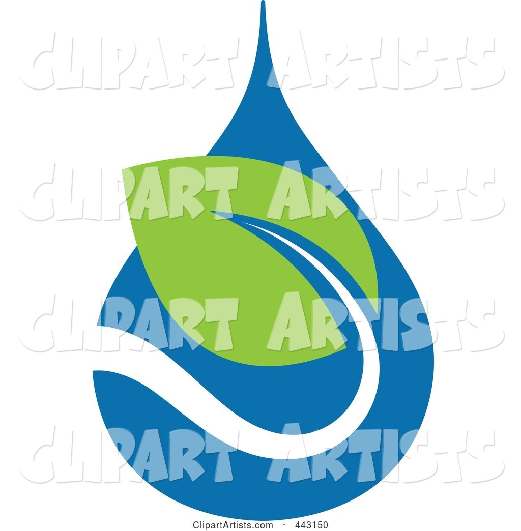 Green and Blue Ecology Logo Icon - 23