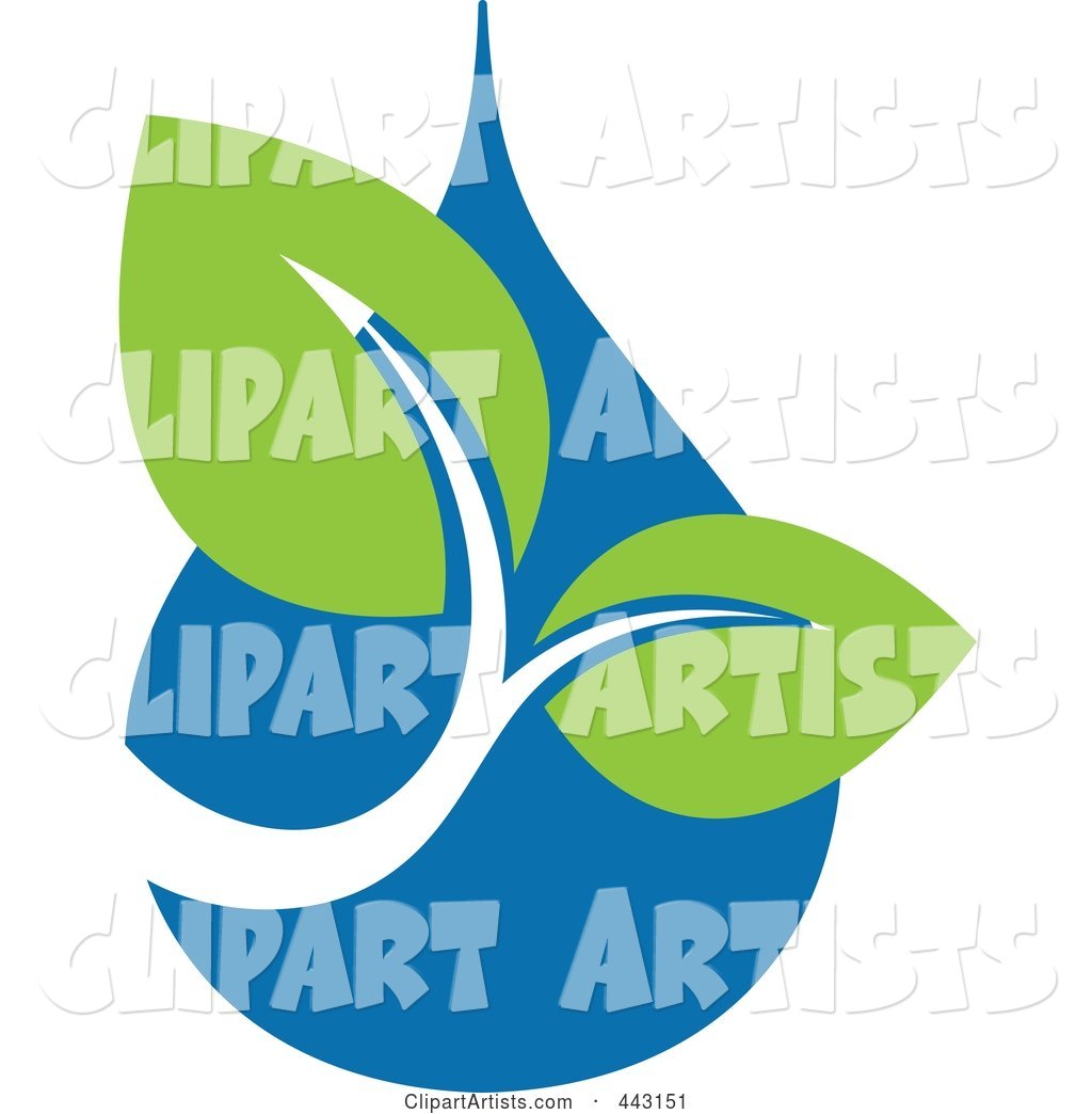Green and Blue Ecology Logo Icon - 24