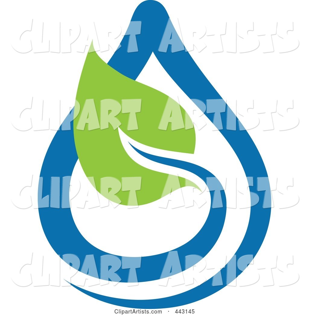 Green and Blue Ecology Logo Icon - 4
