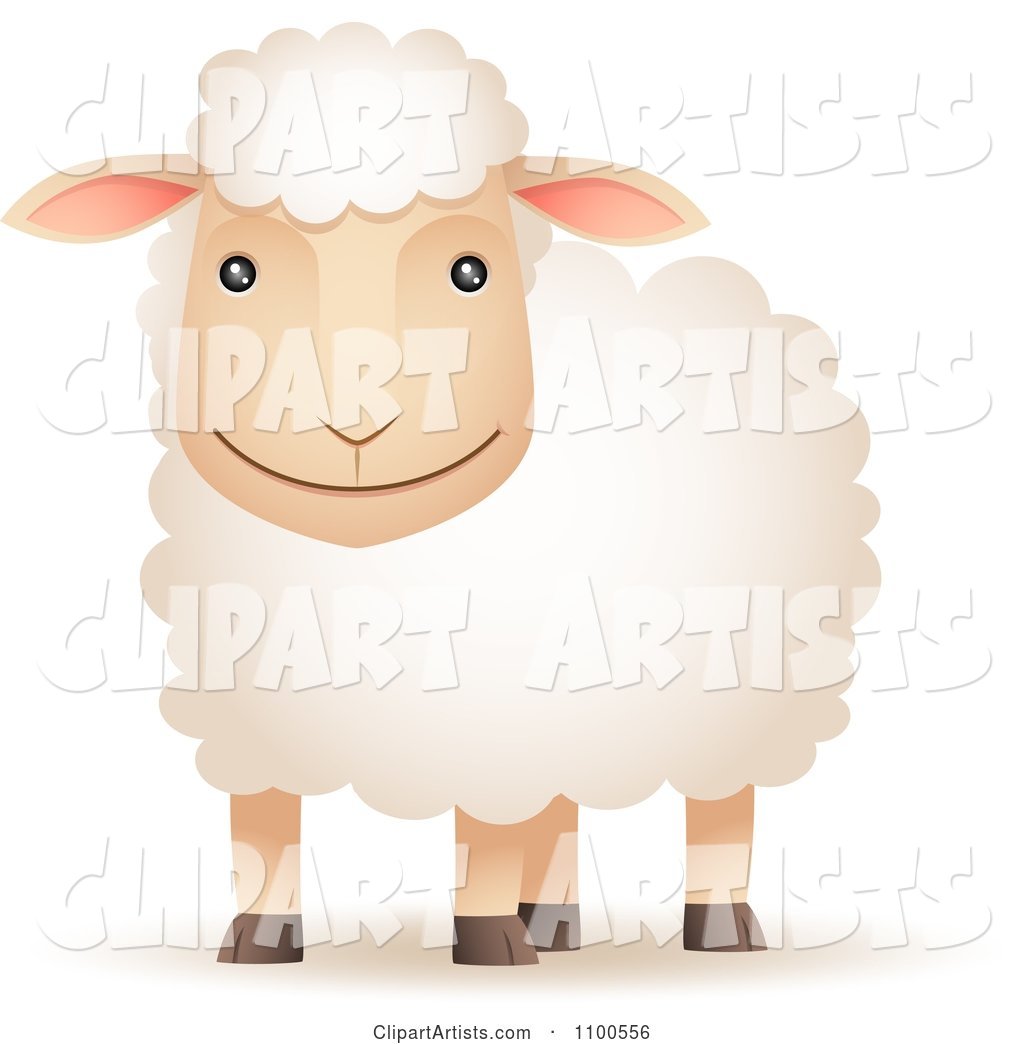Happy Sheep Smiling