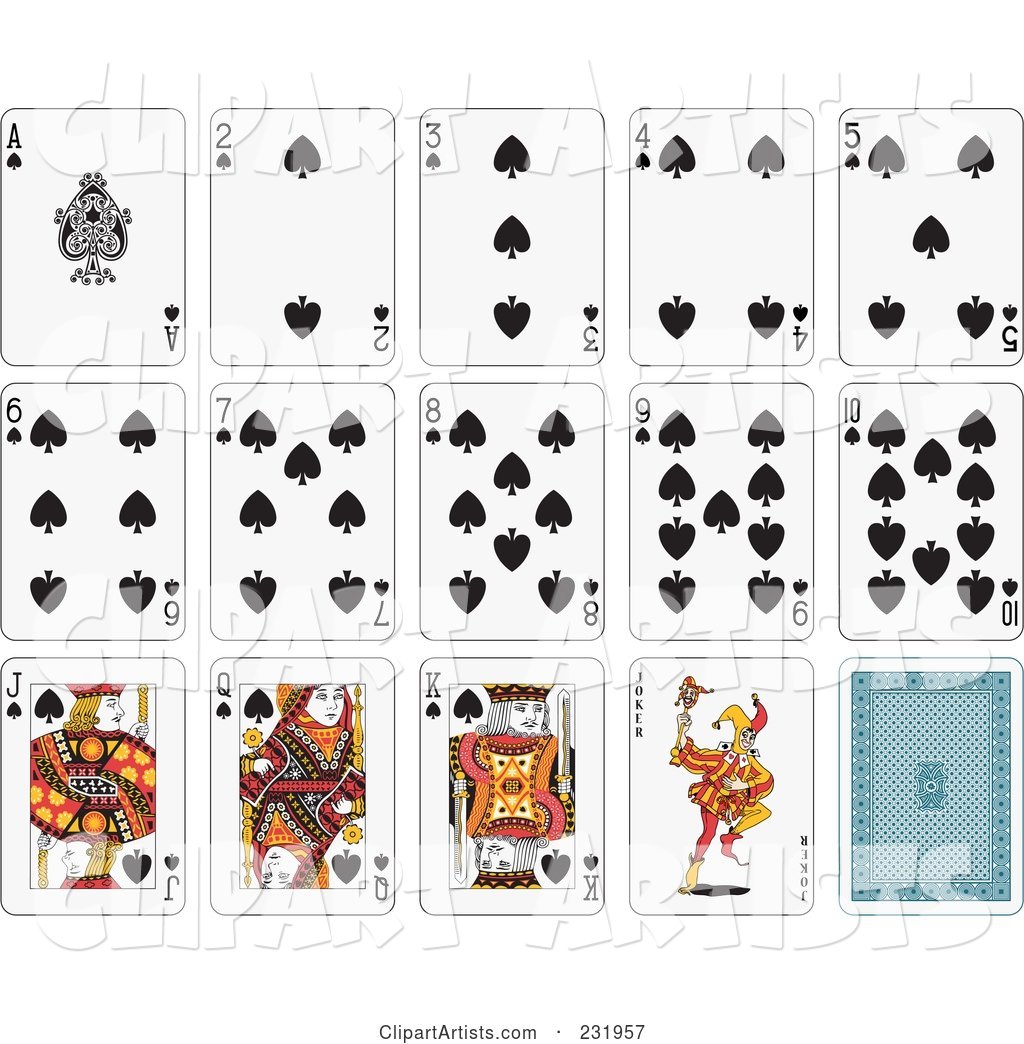 House of Spade Playing Cards