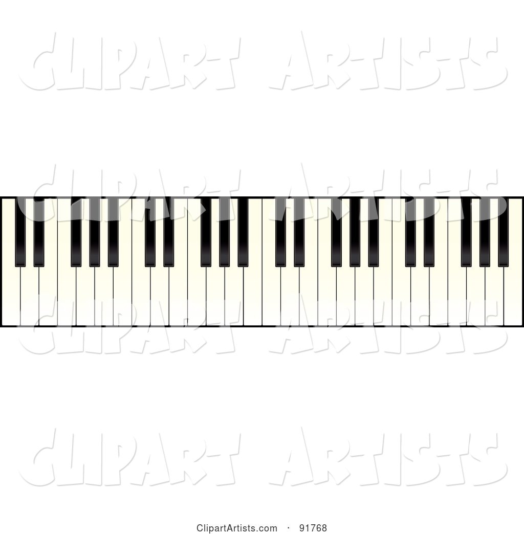 Long Piano Keyboard