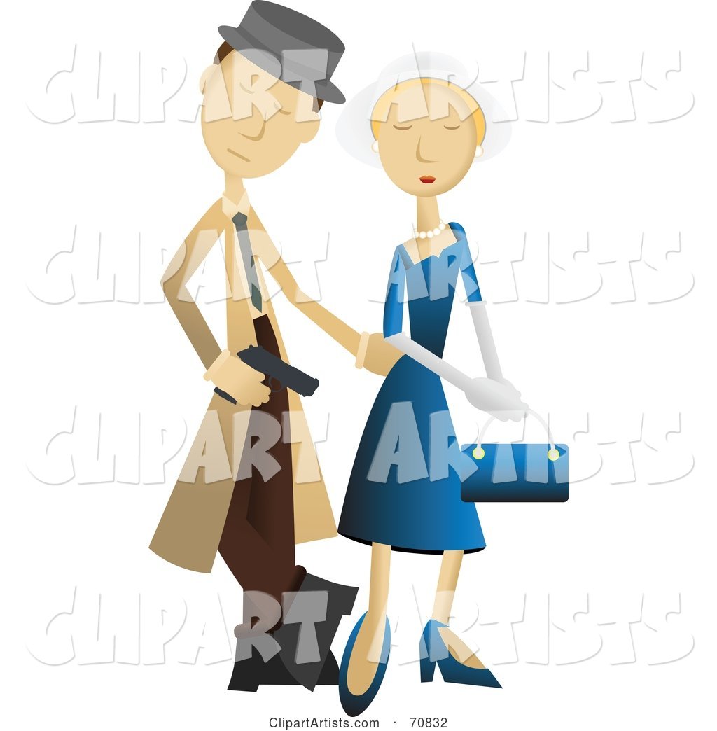 Male Detective with a Woman