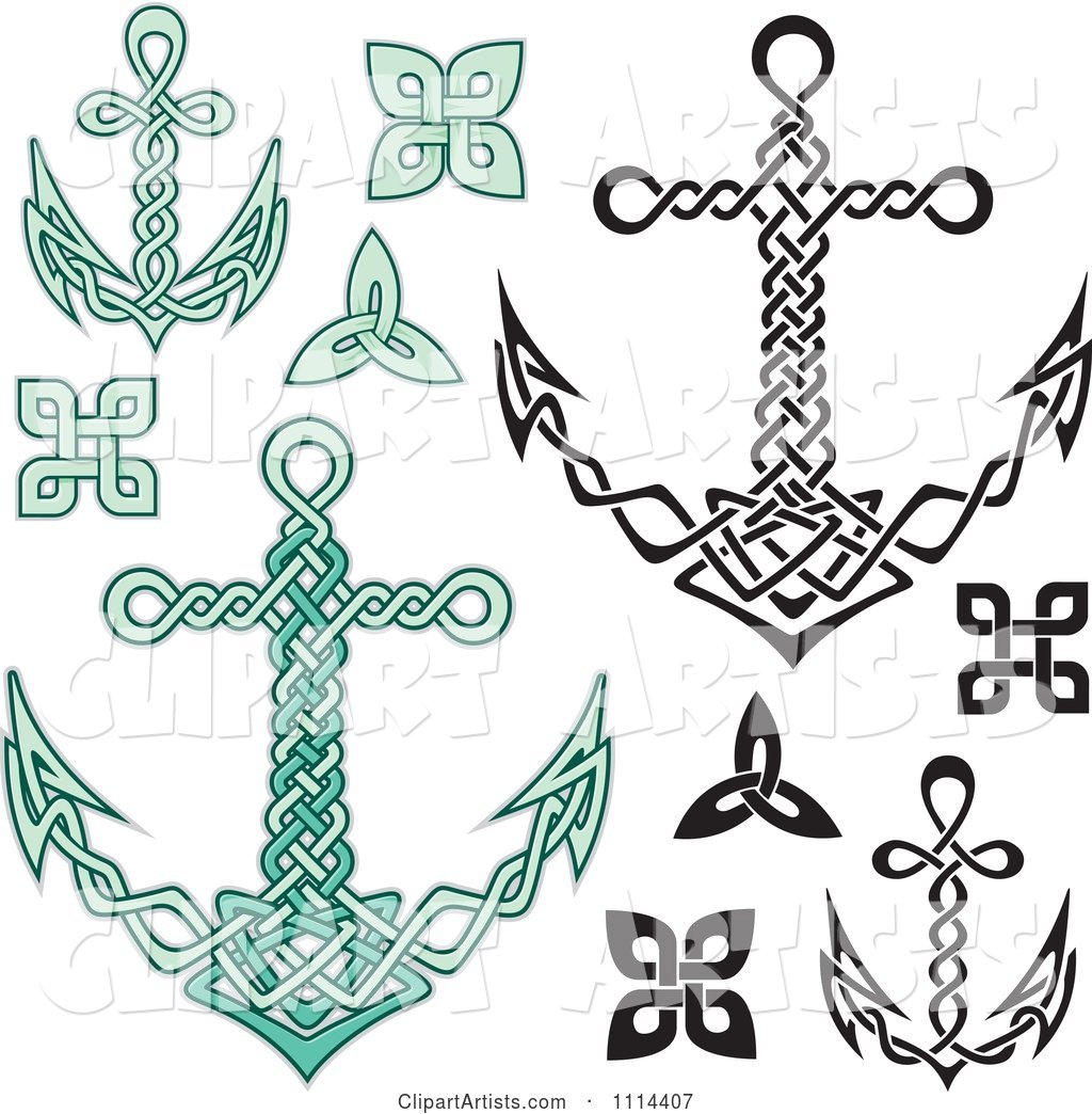 Nautical Celtic Anchors