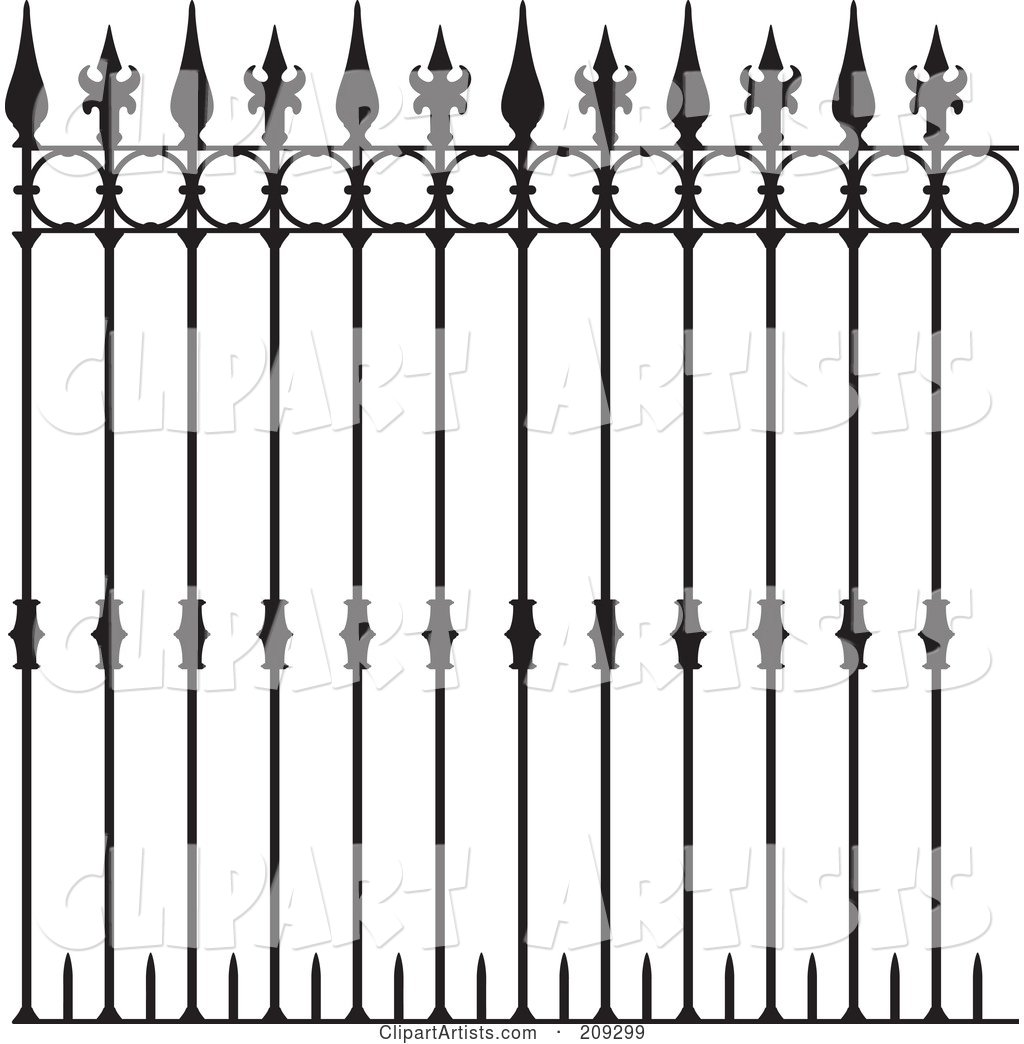 Ornate Wrought Iron Fencing