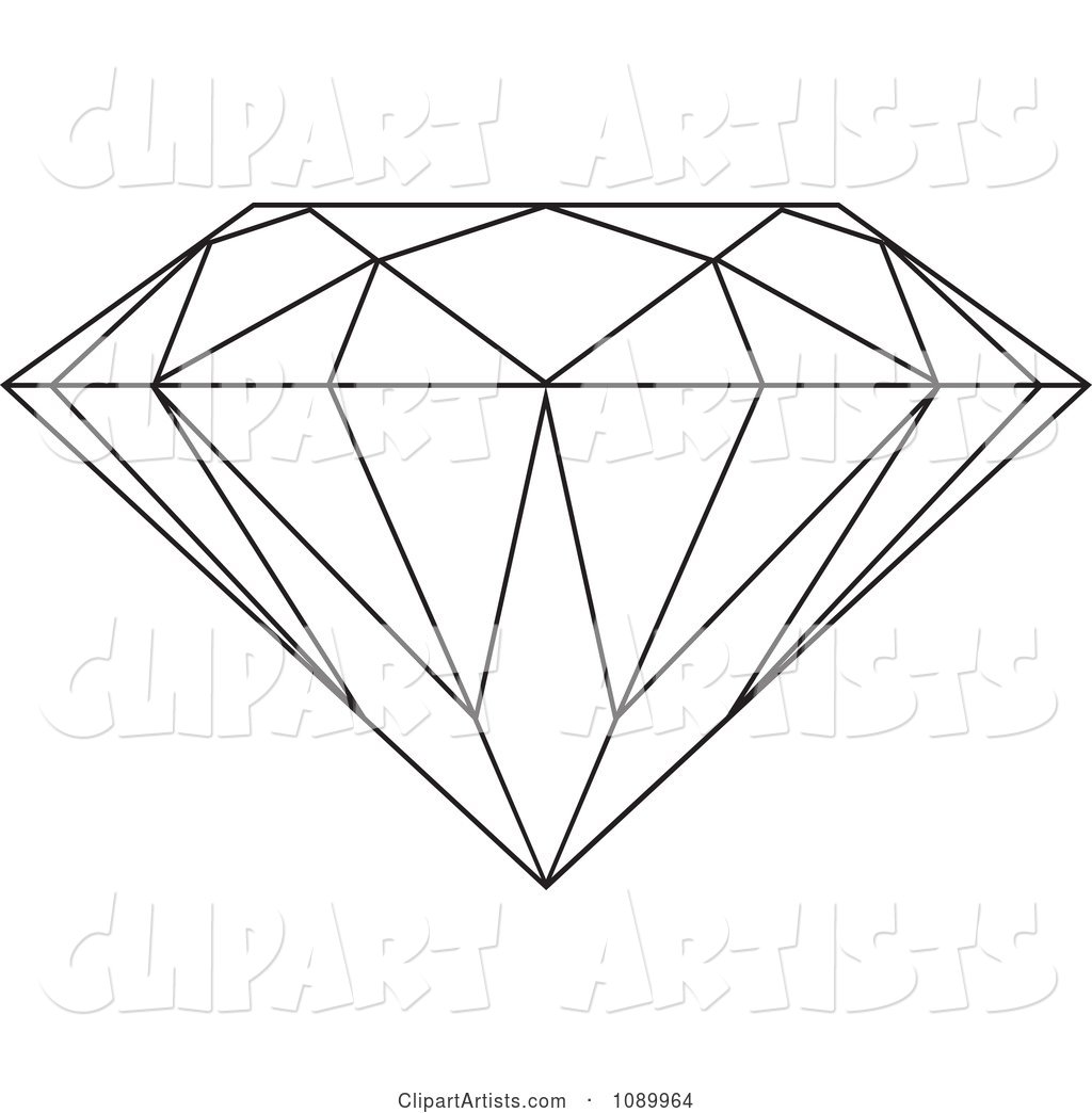 Outlined Diamond