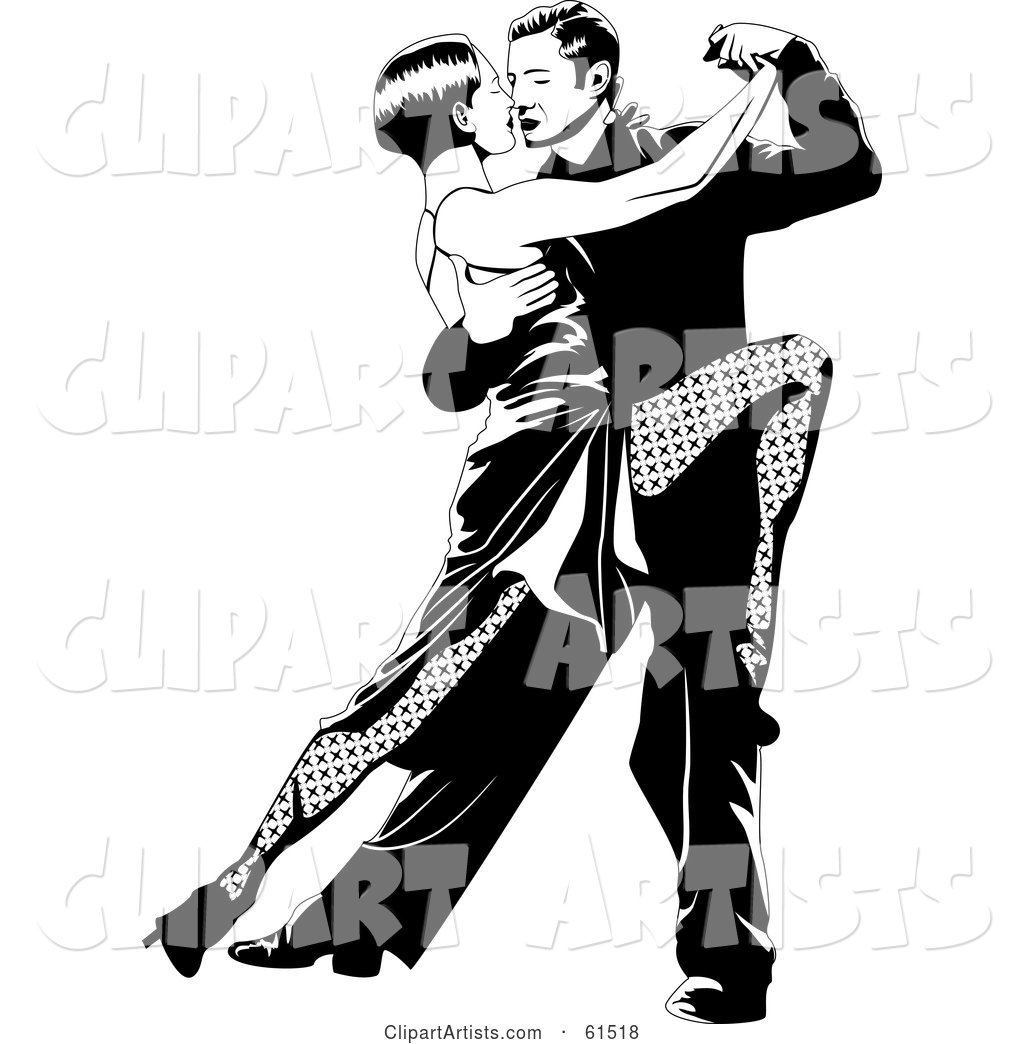 Passionate Tango Dancer Couple