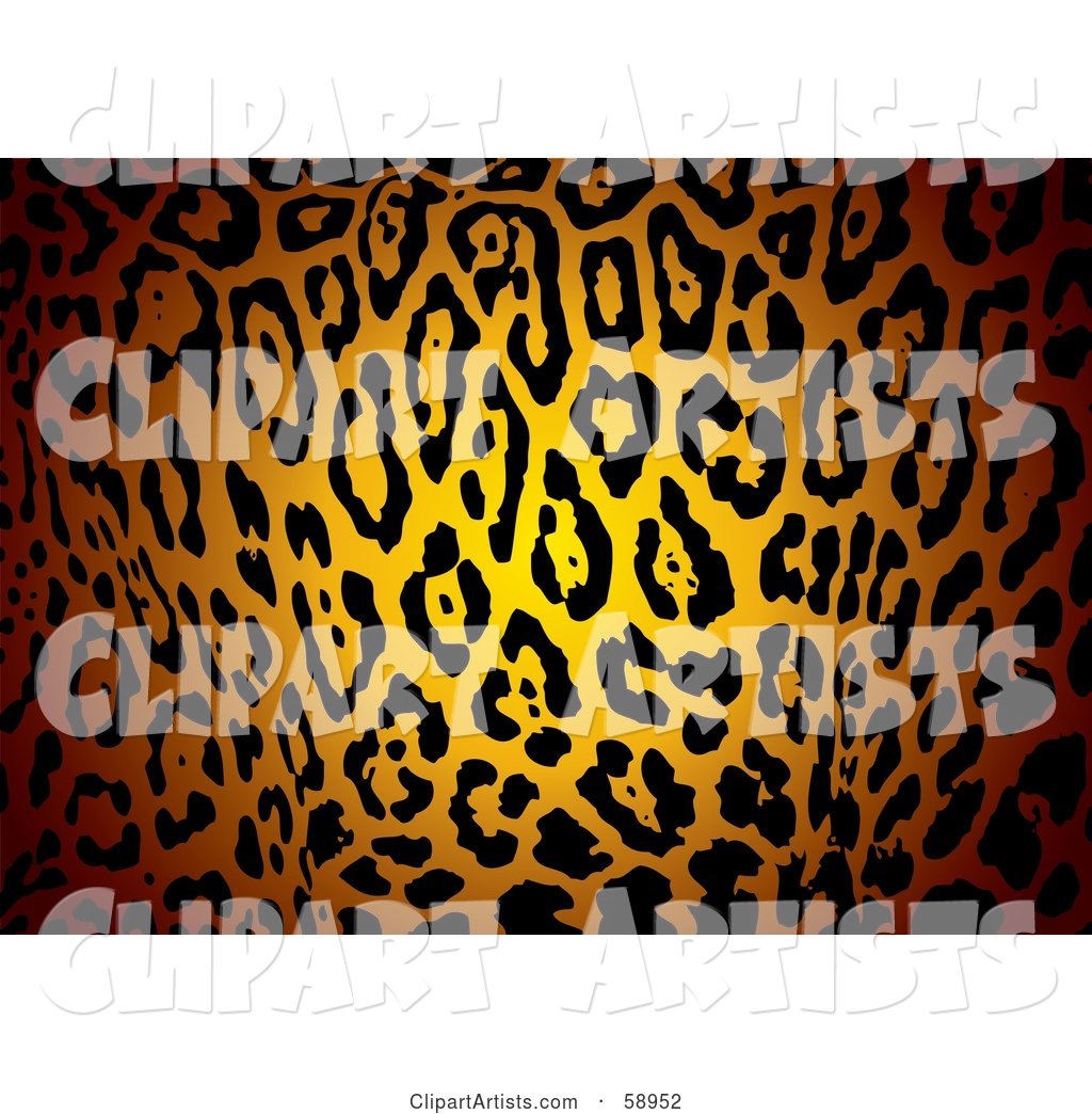 Patterned Jaguar Skin Print Background