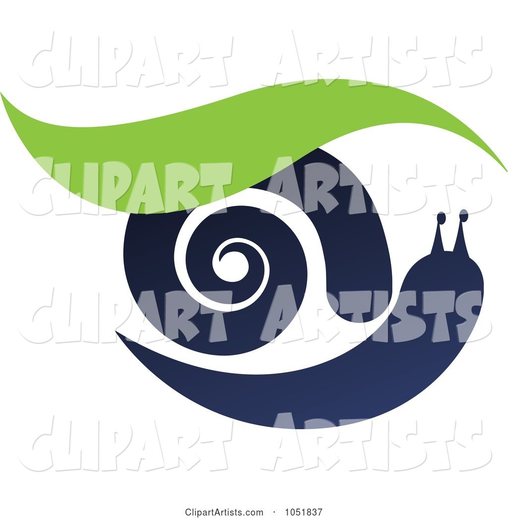 Snail and Leaf Logo