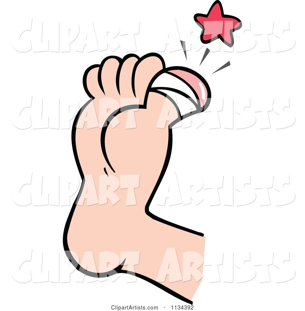 Sore Painful Bandaged Toe