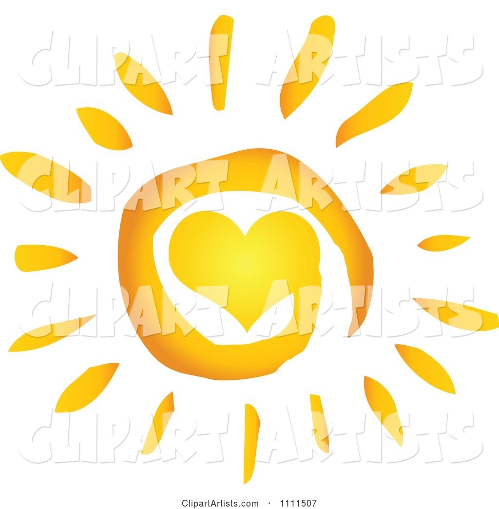 Spiral Heart Sun