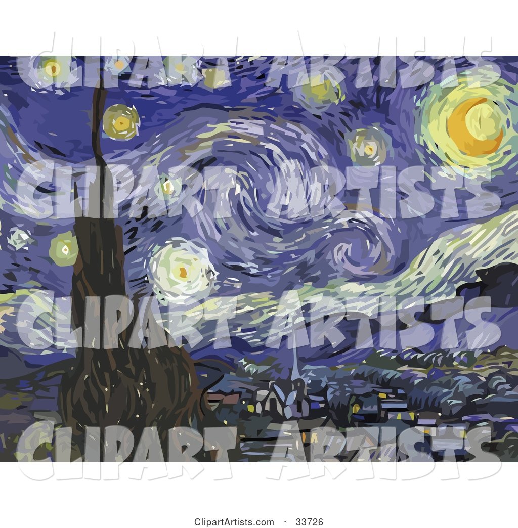The Starry Night, Original by Vincent Van Gogh