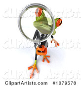 Business Springer Frog Investigating 3