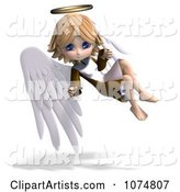 Cute Angel Girl Flying 6
