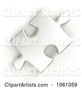 Silver Jigsaw Puzzle Piece