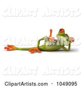 Springer Frog Reclined with a Thumb up