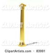 Tall Golden Column