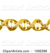 Yellow Dna Strand