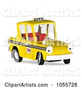 Yellow Taxi Cab Character