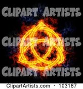 Blazing Celtic Knot Symbol