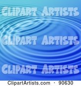 Blue Rippling Water Background - 1