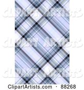 Blue Tartan Plaid Patterned Background