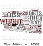 Diet Word Collage - Version 2