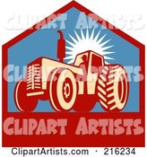 Retro Tractor Logo