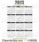 2013 Calendar 1