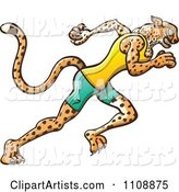 Athletic Track and Field Runner Cheetah